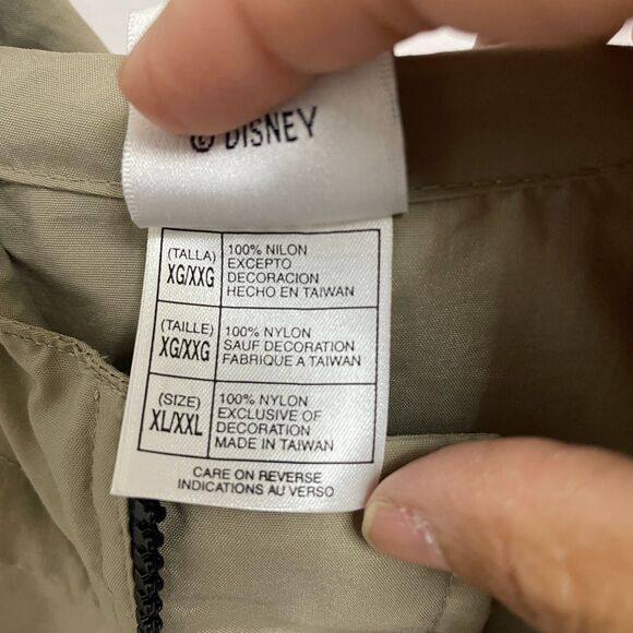 Disney Catalog Mens XL Authentic Swell Gear Quarter Zip Raingear Windbreaker - Picture 4 of 12